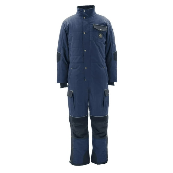 RefrigiWear 54 Gold Coveralls - Men's Insulated Work Overalls, Cold Weather Protection for Full-Body Warmth