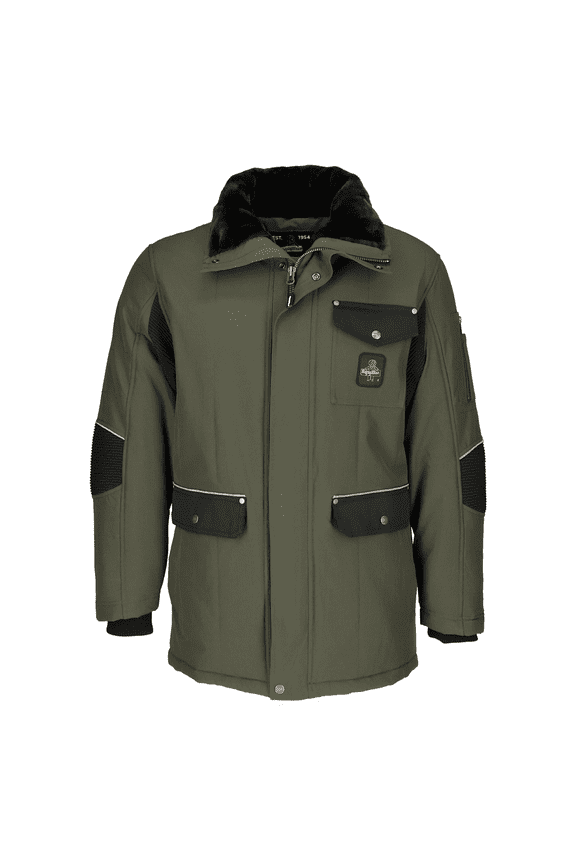 Men's 54 Gold Insulated Jacket - Warm, Waterproof, Heavy-Duty Work Coat for Extreme Cold