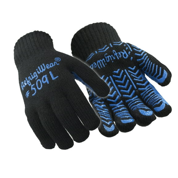 RefrigiWear Dual Layer Herringbone Glove - Warm, Durable Winter Work Gloves with Silicone Grip