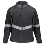 RefrigiWear Enhanced Visibility Insulated Softshell Jacket - High-Vis Winter Work Coat, Waterproof and Warm for Safety