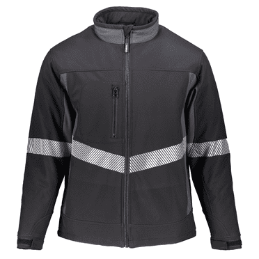 RefrigiWear Enhanced Visibility Insulated Softshell Jacket - High-Vis Winter Work Coat, Waterproof and Warm for Safety
