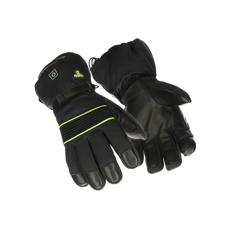 RefrigiWear Heated Glove with Rechargeable Battery (Black, X-Large) 