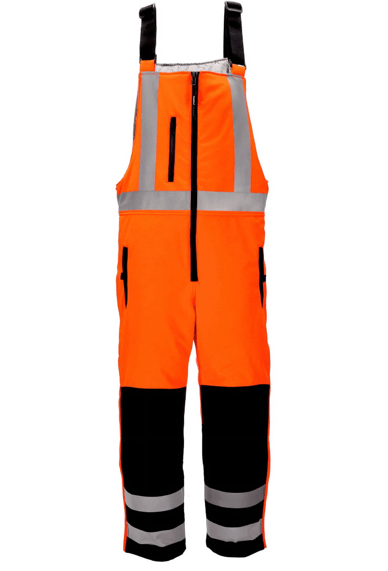 RefrigiWear HiVis Insulated Softshell High Bib Overalls - Walmart.com