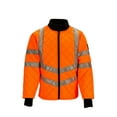 thumbnail image 1 of RefrigiWear HiVis Diamond Quilted Jacket - High-Visibility Insulated Work Jacket, Reflective Safety Outerwear, Warm & Durable, 1 of 6