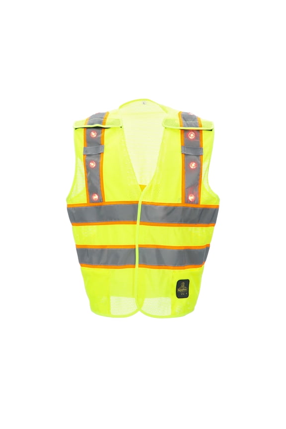 HiVis Safety Vest with LED Lights