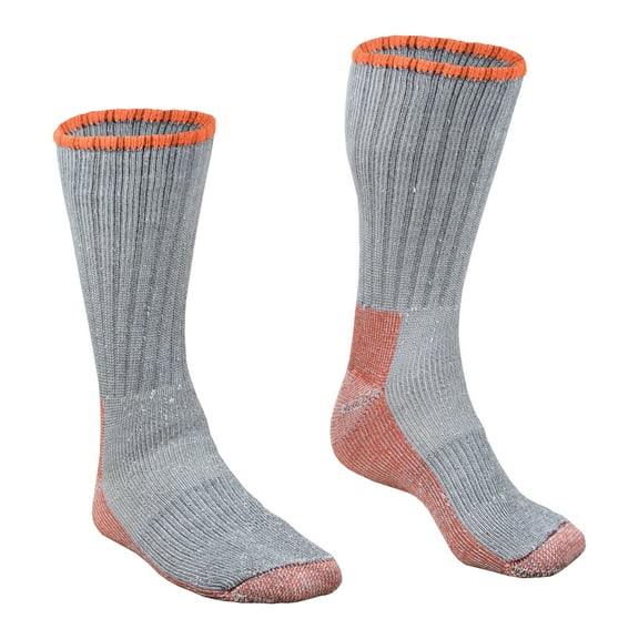 RefrigiWear Leather Boot Sock - Merino Wool, Moisture-Wicking, Reinforced Toe & Heel, Arch Support