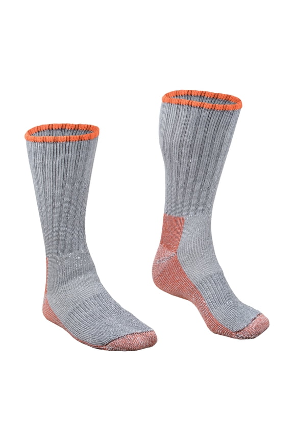 Leather Boot Sock - Merino Wool, Moisture-Wicking, Reinforced Toe & Heel, Arch Support