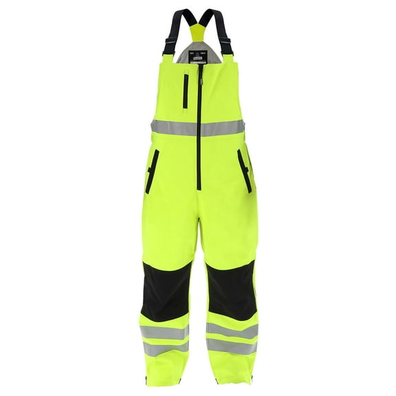 RefrigiWear Lightweight Hi-Vis Work Overalls – Waterproof Softshell, 20°F Comfort, ANSI Class E