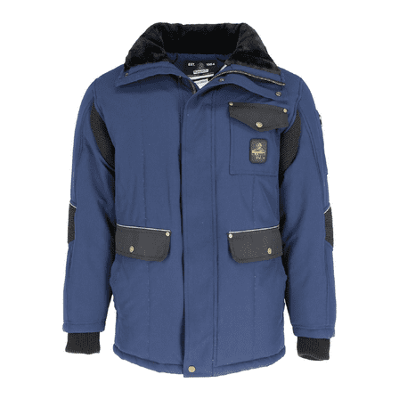 RefrigiWear Men's 54 Gold Insulated Jacket - Warm, Waterproof, Heavy-Duty Work Coat for Extreme Cold