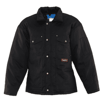 RefrigiWear Men's ComfortGuard Insulated Workwear Utility Jacket Water-Resistant (Black, 3XL)