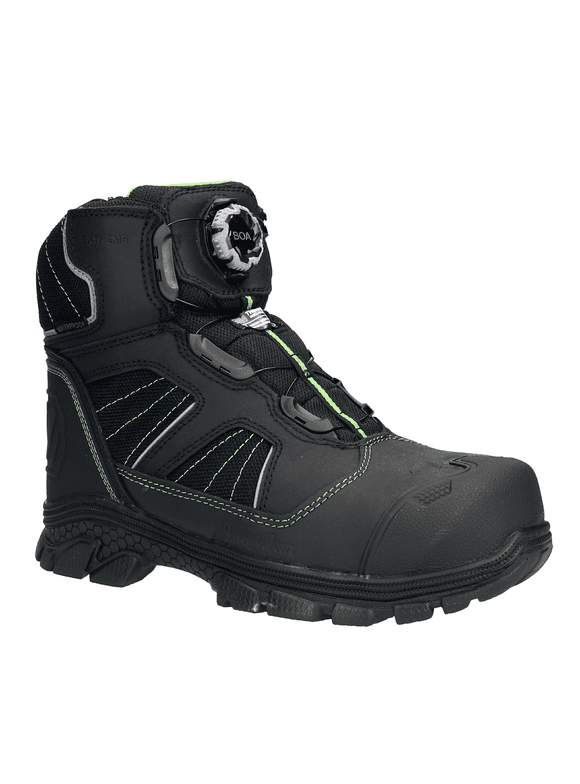 RefrigiWear Men's Extreme Hiker Waterproof Insulated Freezer Boots with Boa Fit System (Black, Size 14 US)