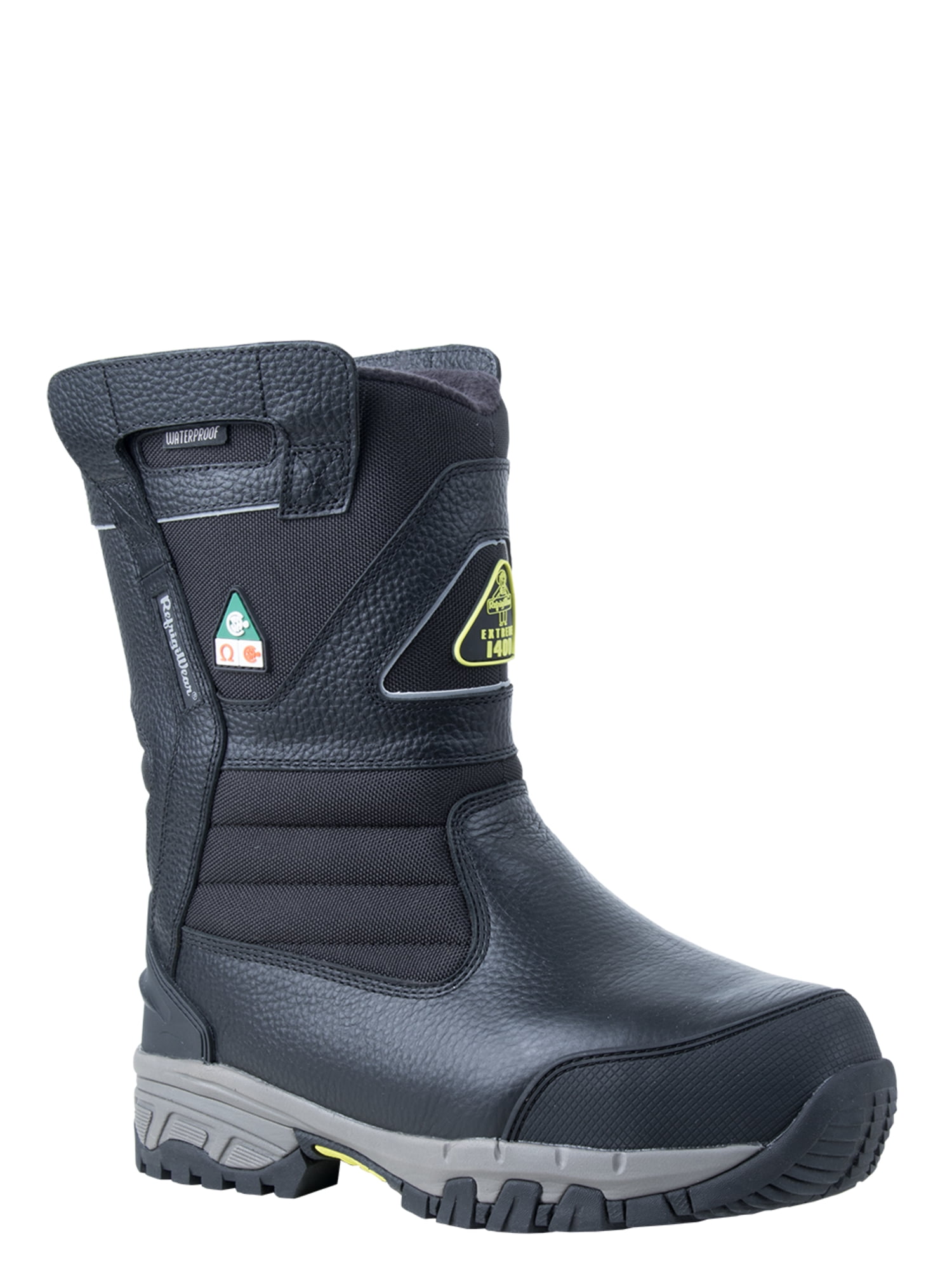 RefrigiWear Men s Extreme Pull On Insulated Waterproof 8 Inch Freezer Boots Black Size 7 US
