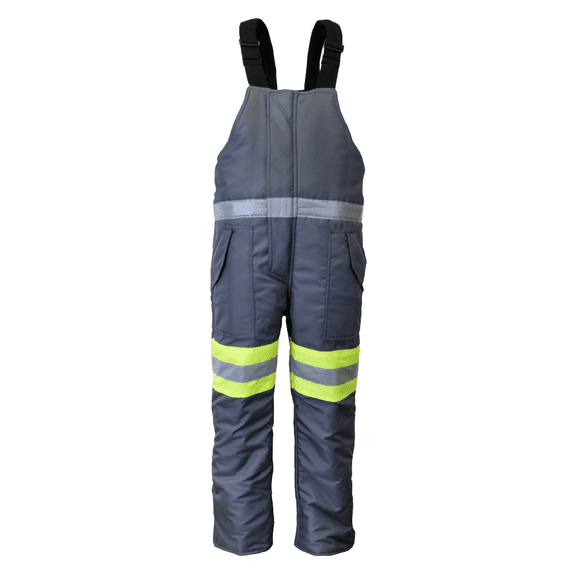 RefrigiWear Freezer Edge Insulated Bib Overalls - Waterproof, Heavy-Duty, -40°F Comfort Rating, High-Performance Cold Storage Workwear