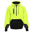 thumbnail image 1 of RefrigiWear Men's HiVis PolarForce Pullover Sweatshirt - High Visibility Insulated Hoodie with Kangaroo Pocket, 1 of 6