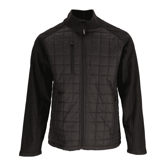RefrigiWear Men's EnduraQuilt Hybrid Quilted Jacket - Lightweight Insulated Work Jacket
