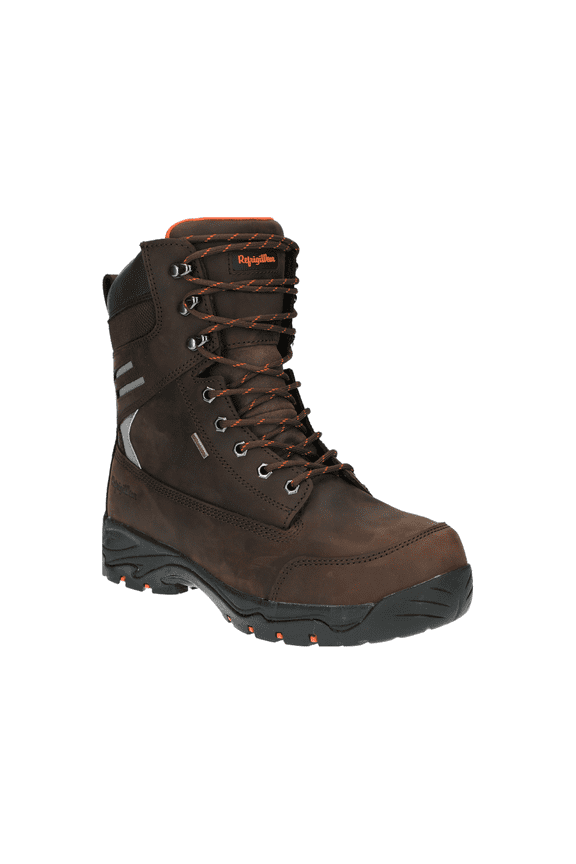 Ice Viking Waterproof Insulated Work Boots - Men's Composite Toe, Anti-Slip, Cold Weather Safety Footwear