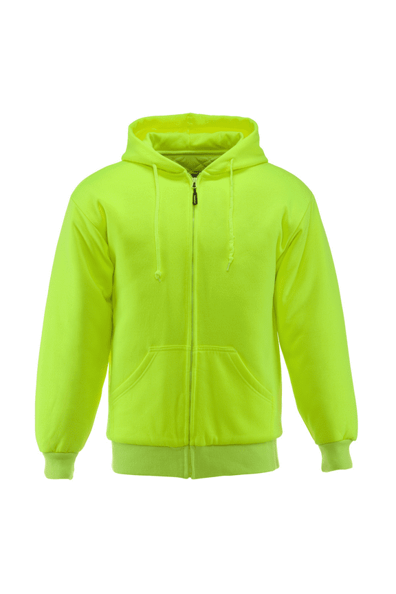 Insulated Quilted Sweatshirt - Triple-Layer Warmth Work Hoodie with Thermal Protection
