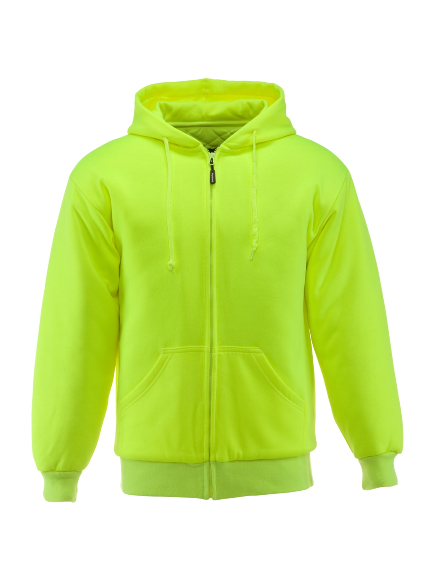 RefrigiWear Men s Jersey Lined Quilted Insulated Sweatshirt Hoodie