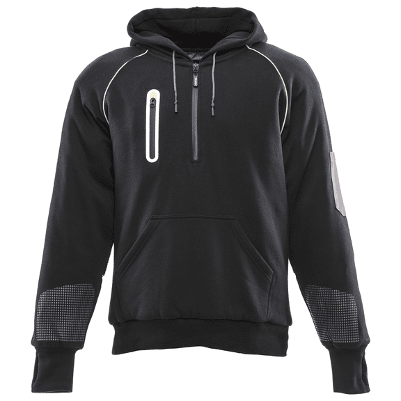 RefrigiWear Men's PolarForce Pullover Sweatshirt - Insulated Hoodie with Kangaroo Pocket