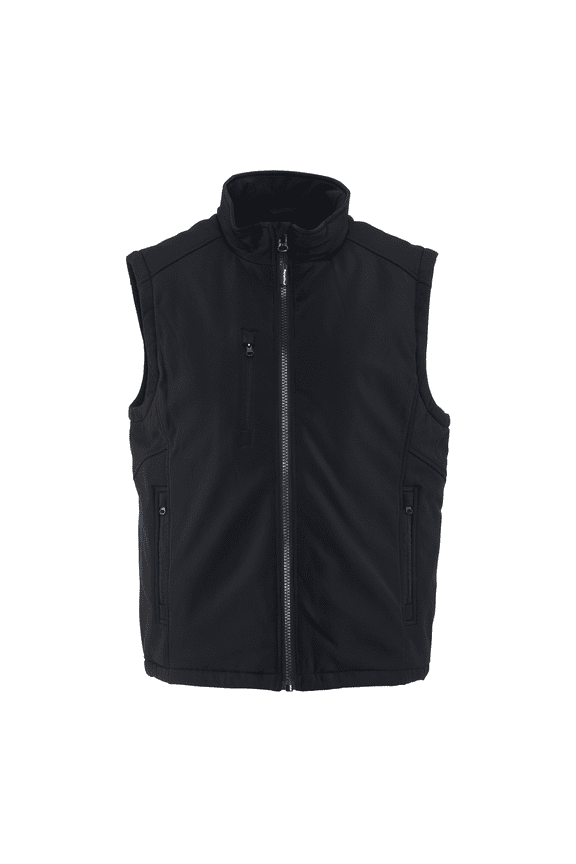 Insulated Softshell Vest - Warm Work Vest, Water-Repellent, Windproof, Lightweight, Durable Cold-Weather Gear
