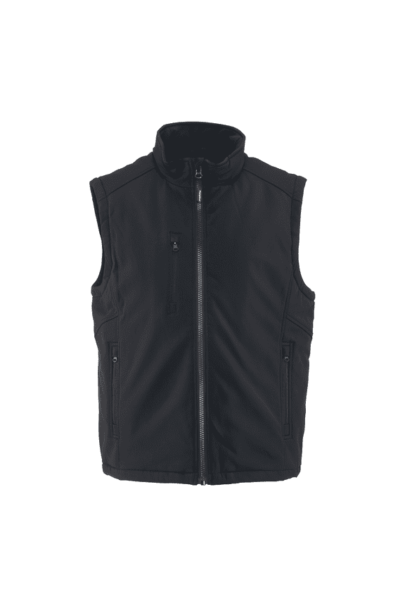 Men's Softshell Vest - Cold Weather, Wind/Water Repellent for Work & Outdoors