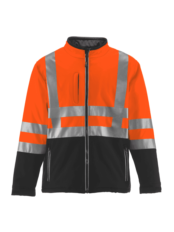 Men's HiVis Insulated Softshell Jacket