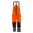thumbnail image 1 of RefrigiWear HiVis Insulated Softshell Bib Overalls - ANSI Class E, -20°F Comfort, Durable, Water-Repellent, High-Visibility Workwear, 1 of 6