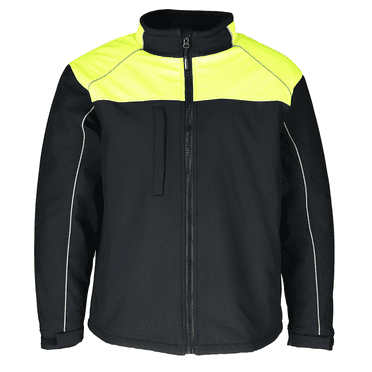 RefrigiWear Men's Two-Tone HiVis Insulated Jacket - High-Visibility, Warm, Water-Resistant Work Coat for Cold Weather, -30°F Comfort