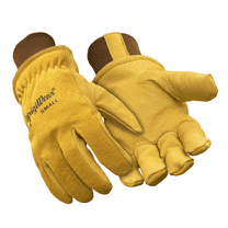RefrigiWear Insulated Goatskin Leather Gloves - Warm, Durable, High-Performance Cold Weather Work Gloves