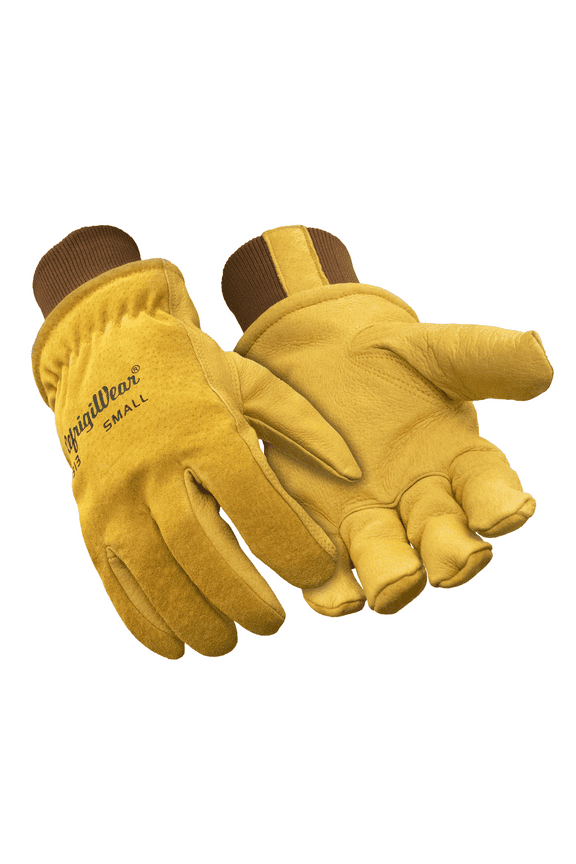 Insulated Goatskin Leather Gloves - Warm, Durable, High-Performance Cold Weather Work Gloves