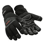 RefrigiWear Warm Waterproof Fiberfill Insulated Lined High Dexterity Work Gloves (Black, Small)