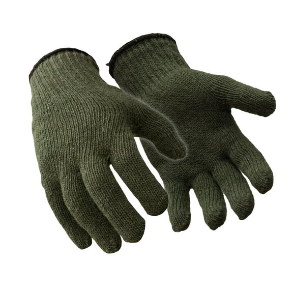 RefrigiWear Wool Glove Liners - Insulating Base Layer for Winter Work Gloves (Pack of 12 Pairs)