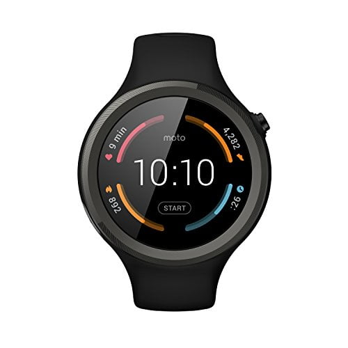 Restored 00865NARTL Moto 360 Sport Smartwatch 45mm Silicone Black Refurbished Walmart