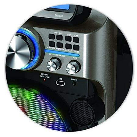 Restored Akai KS838-BT The Ultimate Bluetooth Party Machine, 7" (Refurbished)