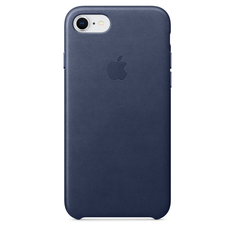 Refurbished Apple MQH82ZM/A Leather Case for iPhone 8 & iPhone 7 - Midnight Blue - image 1 of 5