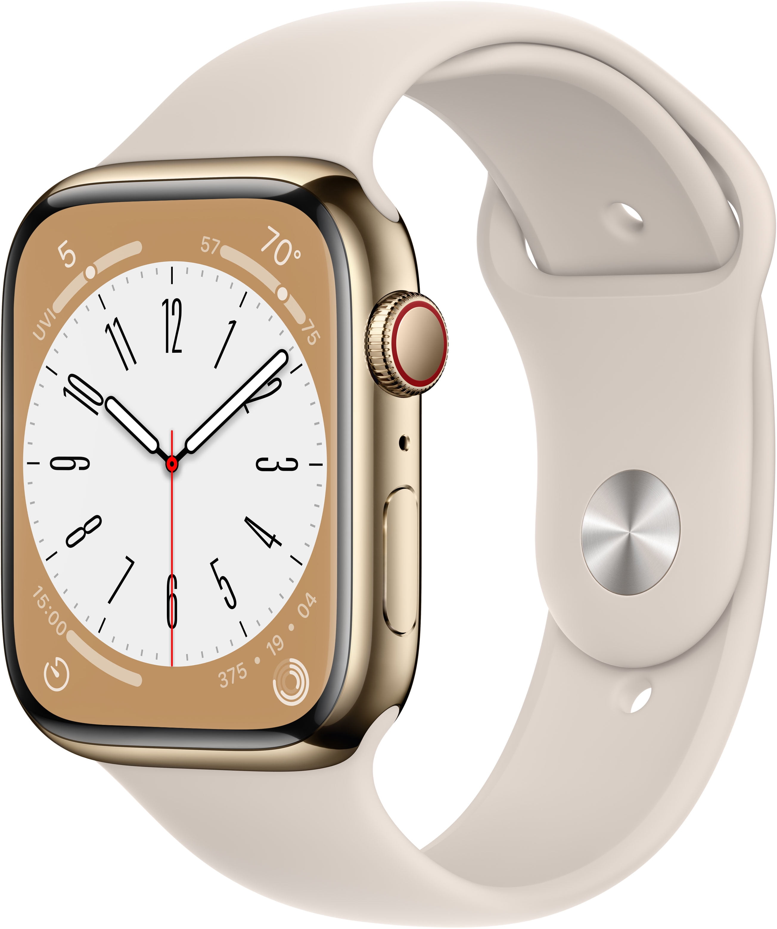 Apple Watch Series 9, GPS + Cellular, 45mm Gold Stainless Apple Watch Series 9, GPS + Cellular, 45mm Gold Stainless