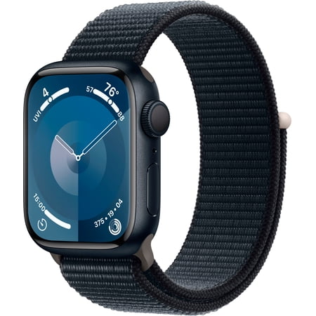 Refurbished Apple Watch Gen 9 Series 9 41mm Midnight Aluminum - Midnight Sport Loop MR8Y3LL/A