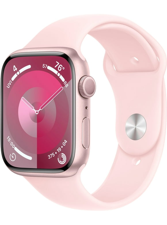 Refurbished Apple Watch Gen 9 Series 9 41mm Pink Aluminum - Light Pink Sport Band MR933LL/A