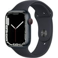 thumbnail image 1 of Pre-Owned Apple Watch Series 7 Aluminum 45 mm (GPS + Cellular) Midnight Black, 1 of 1