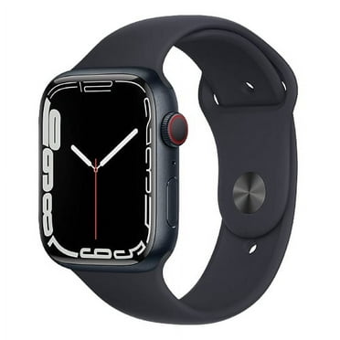 Restored Apple Watch Series 7 Aluminum 45 mm (GPS   Cellular) Midnight Black (Refurbished)