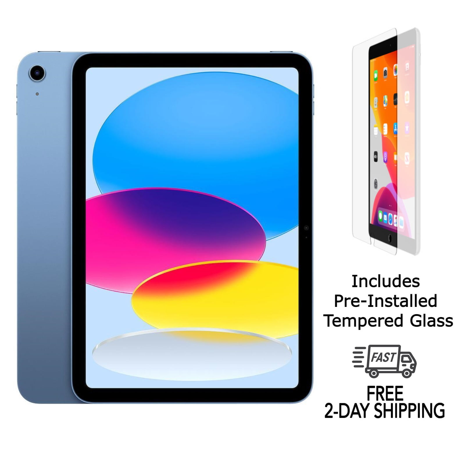 Refurbished Apple iPad 10th Gen A2696 (WiFi) 256GB Silver (Grade A+) w/ Pre-Installed Tempered Glass - Walmart.com Refurbished Apple iPad 10th Gen A2696 (WiFi) 256GB Silver (Grade A+) w/ Pre-Installed Tempered Glass - Walmart.com