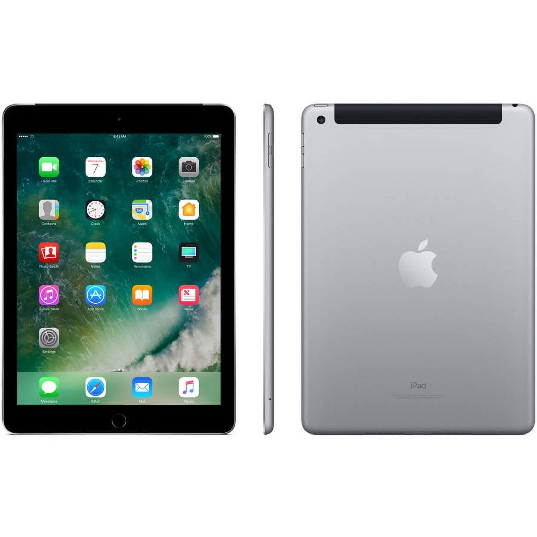 Restored Apple iPad 2017 32GB Space Gray Cellular MP1M2LL/A