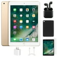 thumbnail image 1 of Refurbished Apple iPad 8th Gen (Cellular Unlocked) 128GB Gold Bundle with Wireless Earbuds, Case, Tempered Glass screen protector, 1 of 3