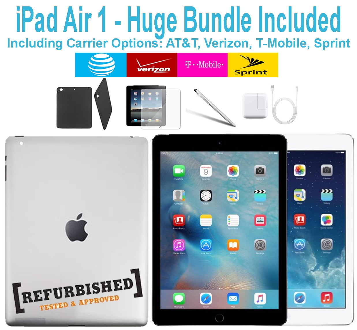 Refurbished Apple iPad Air 1 Generation 64GB Space Gray - WiFi 