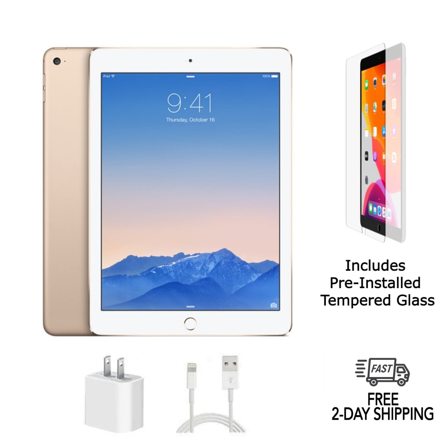Pre-Owned Apple iPad Air 2 A1567 (WiFi + Cellular Unlocked) 32GB