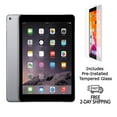 thumbnail image 1 of Restored Apple iPad Air 2 A1567 (WiFi + Cellular Unlocked) 32GB Space Gray w/ Pre-Installed Tempered Glass (Refurbished), 1 of 2