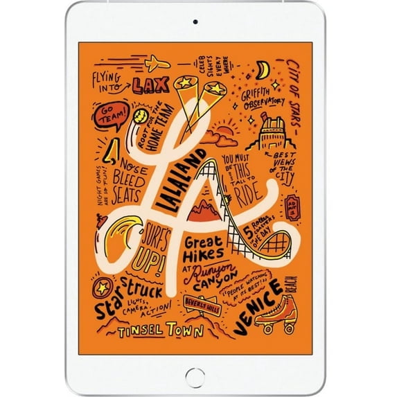 Restored Apple iPad Mini 5 64GB Silver Cellular MUXG2LL/A