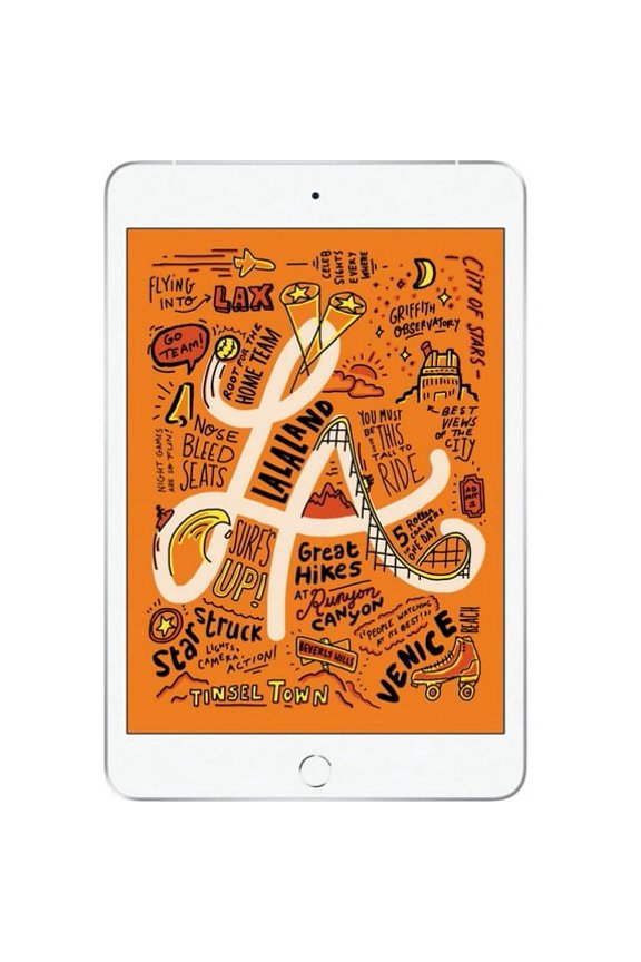 Restored Apple iPad Mini 5 64GB Silver Cellular MUXG2LL/A