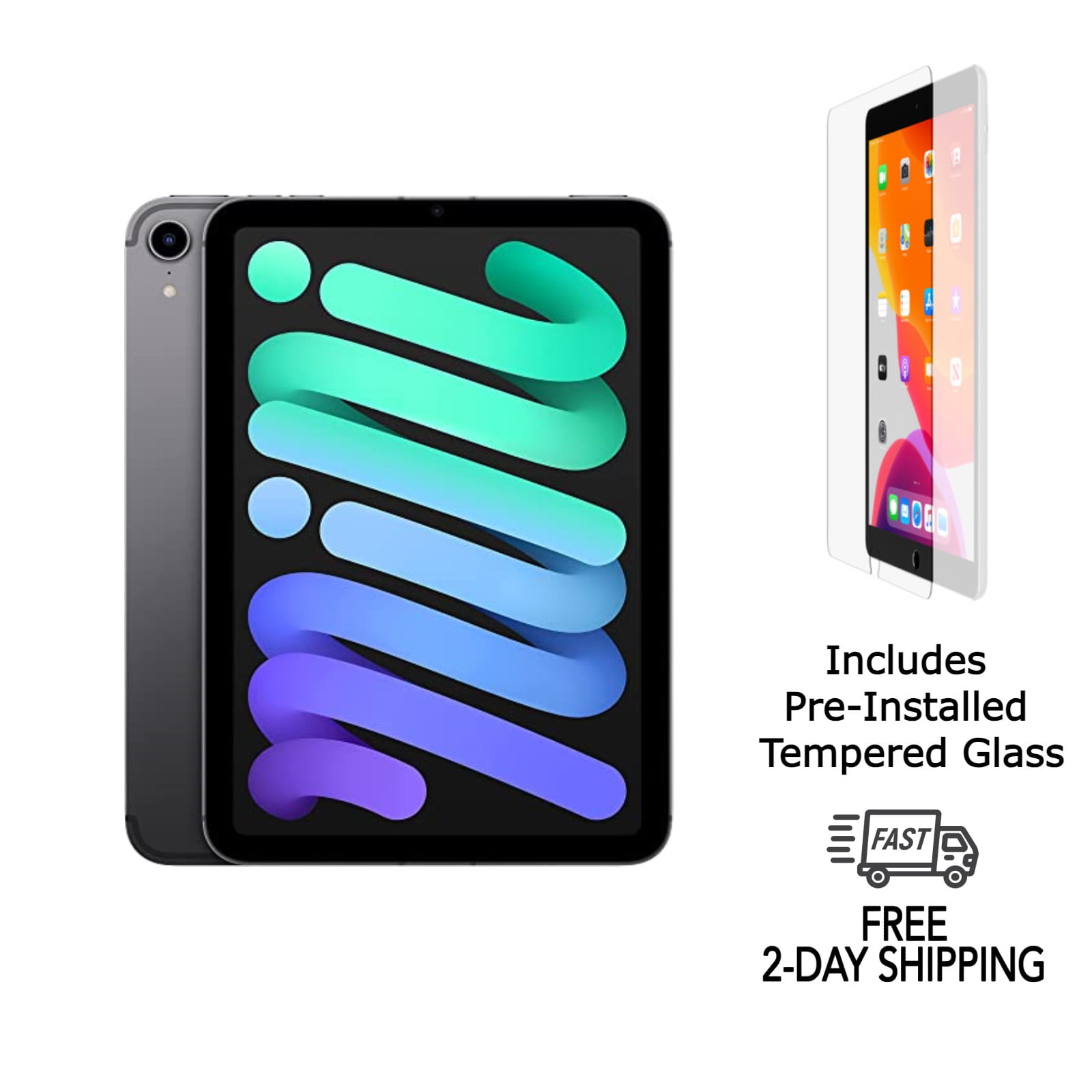 Refurbished Apple iPad Mini 6 A2568 (WiFi + Cellular Unlocked) 64GB ...