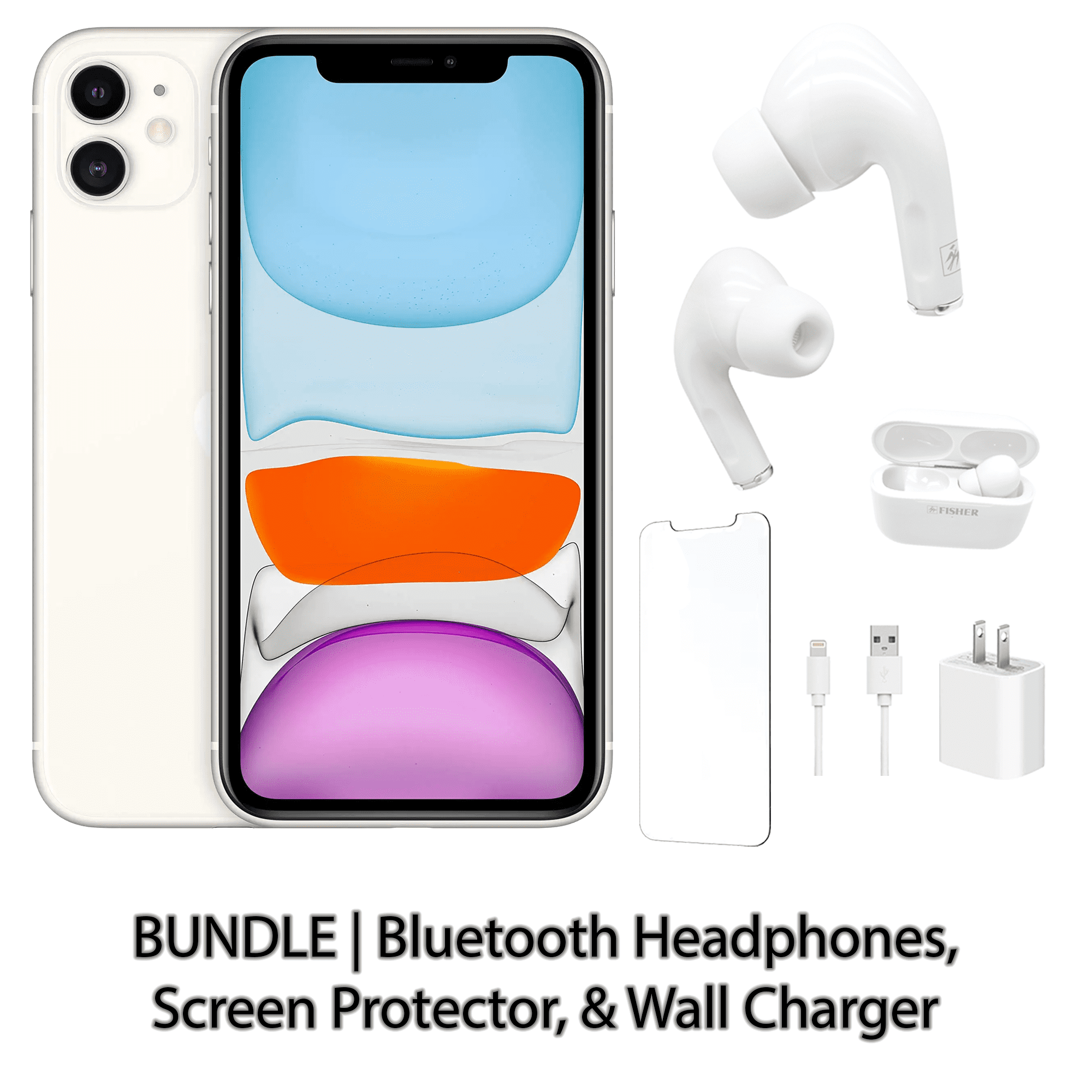 Restored Apple iPhone 11 64GB Purple Fully Unlocked with LED Wireless  Speaker, Bluetooth Headphones, Screen Protector, Wireless Charger, & Phone  Stand (Refurbished) 